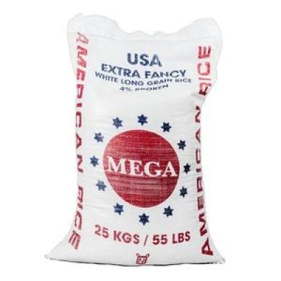 Rice/Riz Mega (25 kgs/55lbs /9 marmites)