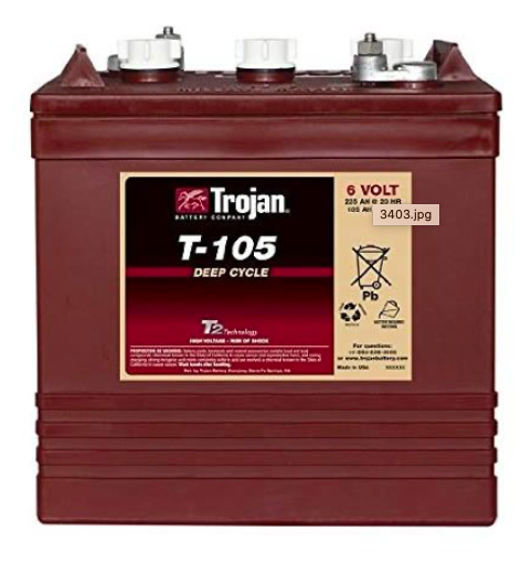Trojan  Battery 6V/225A T-105
