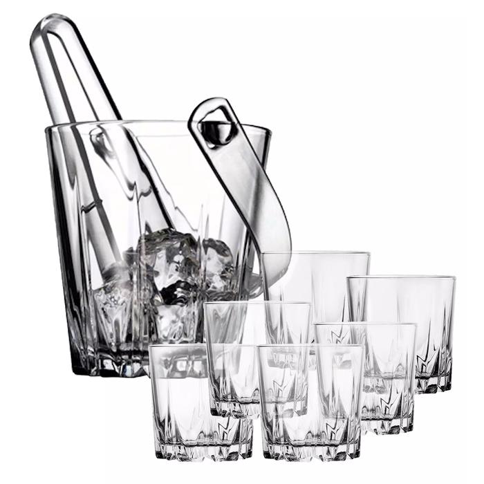 Karat Ice Bucket & Glasses 7 Pieces