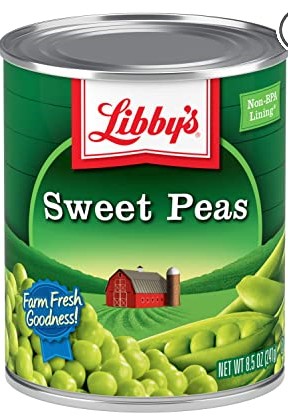 Sweet Peas / Petit Pois Libbys (3 x 8.5 Oz)