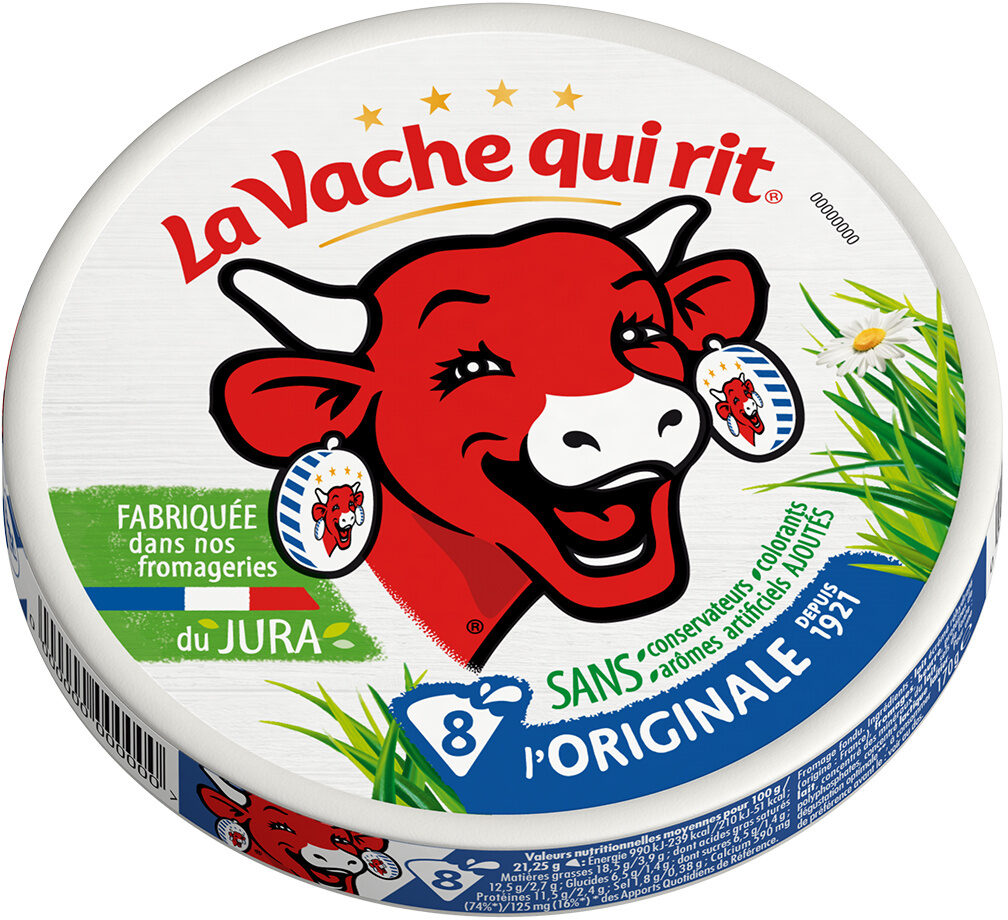 Cheese/Fromage la Vache qui rit (3 boites x 8 portions x 170 g)