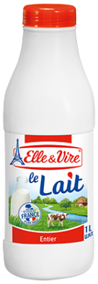 Whole milk / Lait entier 1L